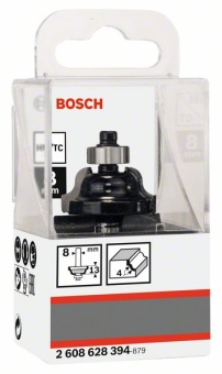 Профильная фреза B 8 mm, R1 4 mm, B 8 mm, L 12,7 mm, G 54 mm2608628394